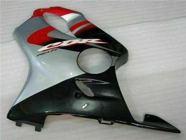 Abs Carenagem Honda CBR 600 F4i 2004-2007 - Vermelho Prata Abs Carenagem Honda CBR 600 F4i 2004-2007 - Vermelho Prata
