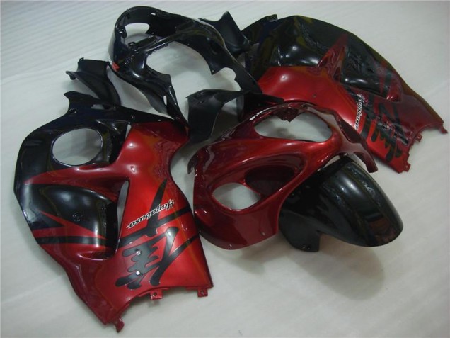 Abs Carenagem Suzuki GSXR 1300 Hayabusa 1996-2007 - Vermelho Preto Abs Carenagem Suzuki GSXR 1300 Hayabusa 1996-2007 - Vermelho Preto