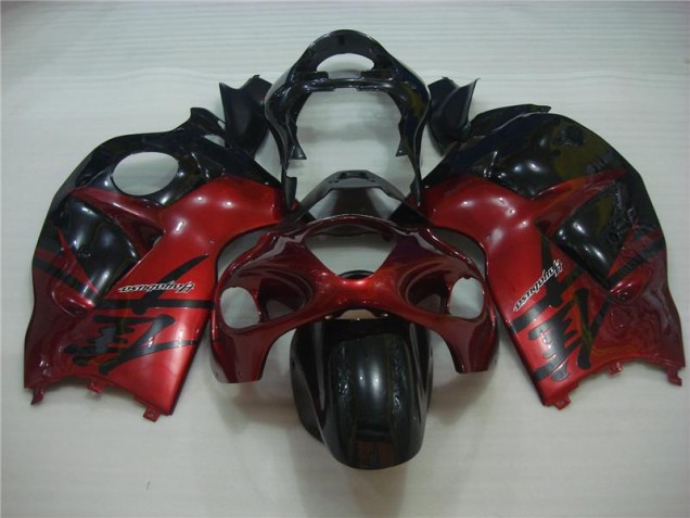 Abs Carenagem Suzuki GSXR 1300 Hayabusa 1996-2007 - Vermelho Preto Abs Carenagem Suzuki GSXR 1300 Hayabusa 1996-2007 - Vermelho Preto