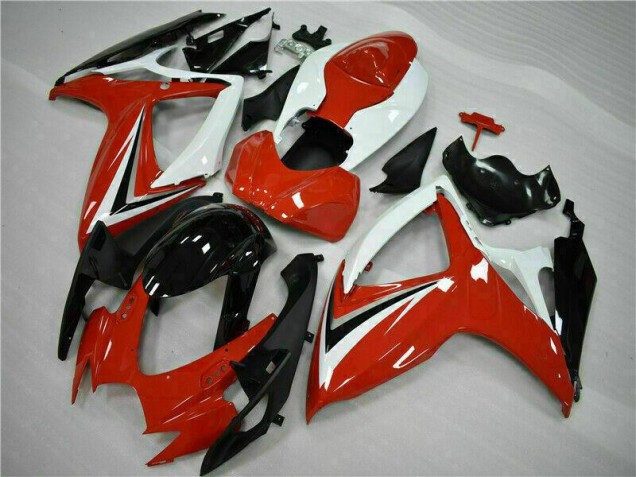 Abs Carenagem Suzuki GSXR 600 / 750 K6 2006-2007 - Vermelho Branco Abs Carenagem Suzuki GSXR 600 / 750 K6 2006-2007 - Vermelho Branco