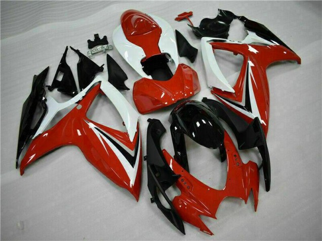 Abs Carenagem Suzuki GSXR 600 / 750 K6 2006-2007 - Vermelho Branco Abs Carenagem Suzuki GSXR 600 / 750 K6 2006-2007 - Vermelho Branco