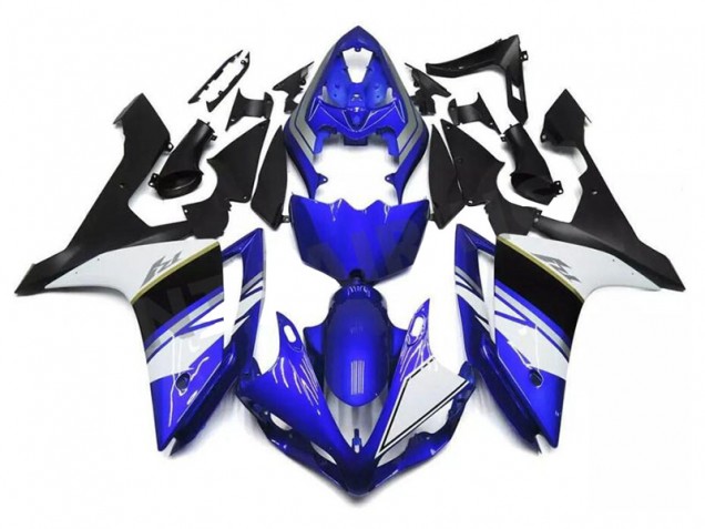 Abs Carenagem Yamaha R6 2008-2016 - Azul Branco Preto Abs Carenagem Yamaha R6 2008-2016 - Azul Branco Preto