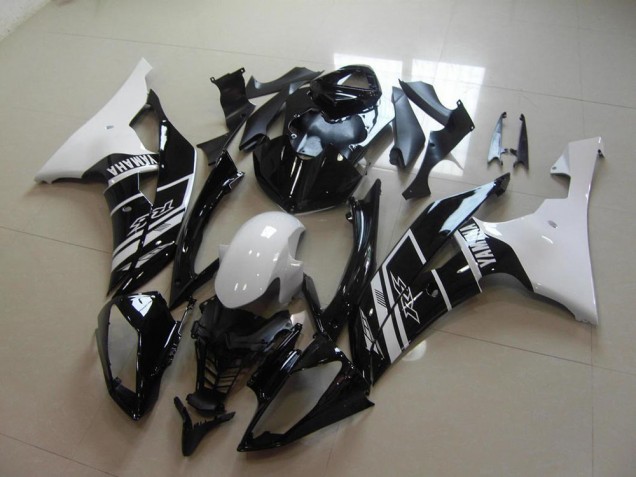 Abs Carenagem Yamaha R6 2008-2016 - Branco Preto Abs Carenagem Yamaha R6 2008-2016 - Branco Preto