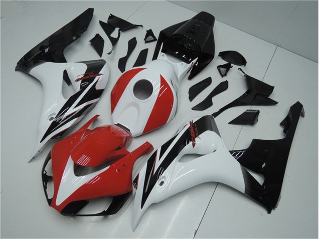 Abs Kit Carenagem & Plásticos Honda CBR 1000RR 2006-2007 - Vermelho Branco Preto Abs Kit Carenagem & Plásticos Honda CBR 1000RR 2006-2007 - Vermelho Branco Preto