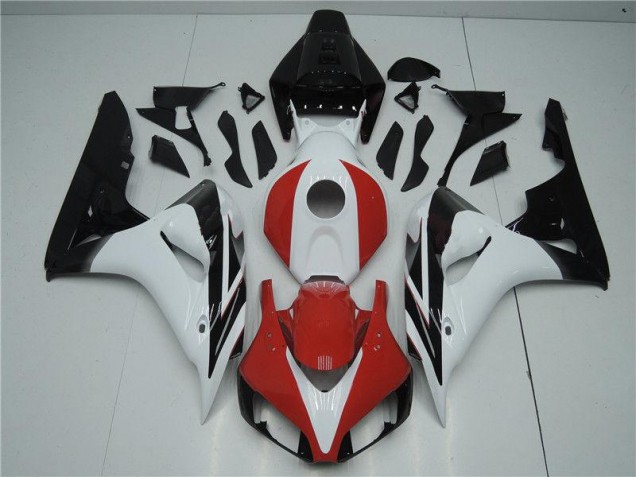 Abs Kit Carenagem & Plásticos Honda CBR 1000RR 2006-2007 - Vermelho Branco Preto Abs Kit Carenagem & Plásticos Honda CBR 1000RR 2006-2007 - Vermelho Branco Preto