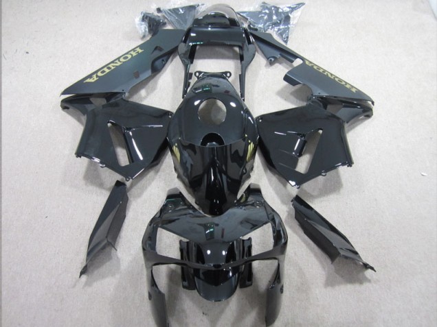 Abs Kit Carenagem & Plásticos Honda CBR 600RR 2003-2004 - Preto Ouro Decalque Abs Kit Carenagem & Plásticos Honda CBR 600RR 2003-2004 - Preto Ouro Decalque