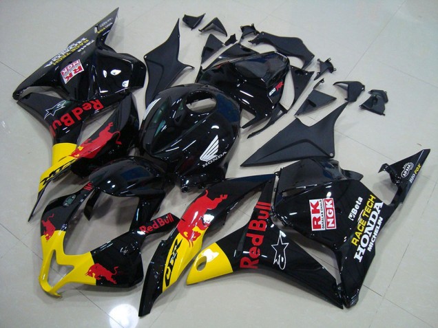Abs Kit Carenagem & Plásticos Honda CBR 600RR 2009-2012 - Preto Red Bull Abs Kit Carenagem & Plásticos Honda CBR 600RR 2009-2012 - Preto Red Bull