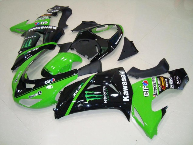Abs Kit Carenagem & Plásticos Kawasaki ZX10R 2006-2007 - Verde Monster Abs Kit Carenagem & Plásticos Kawasaki ZX10R 2006-2007 - Verde Monster
