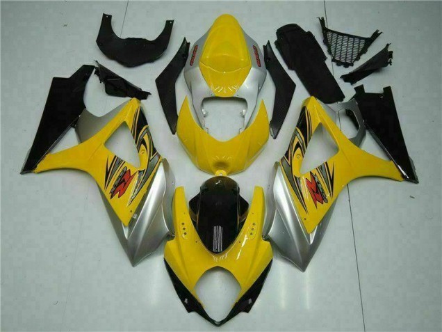 Abs Kit Carenagem & Plásticos Suzuki GSXR 1000 K7 2007-2008 - Amarelo Abs Kit Carenagem & Plásticos Suzuki GSXR 1000 K7 2007-2008 - Amarelo