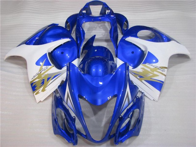 Abs Kit Carenagem & Plásticos Suzuki GSXR 1300 Hayabusa 2008-2019 - Azul Branco Abs Kit Carenagem & Plásticos Suzuki GSXR 1300 Hayabusa 2008-2019 - Azul Branco