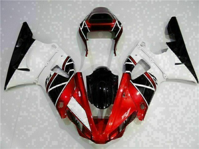 Abs Kit Carenagem & Plásticos Yamaha R1 2000-2001 - Vermelho Abs Kit Carenagem & Plásticos Yamaha R1 2000-2001 - Vermelho