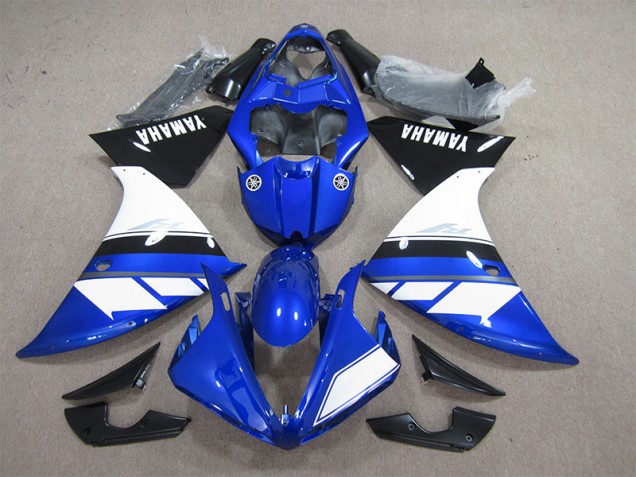 Abs Kit Carenagem & Plásticos Yamaha R1 2009-2011 - Azul Branco Abs Kit Carenagem & Plásticos Yamaha R1 2009-2011 - Azul Branco
