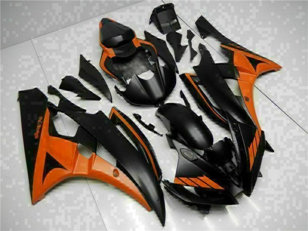 Abs Kit Carenagem & Plásticos Yamaha R6 2006-2007 - Laranja Preto Abs Kit Carenagem & Plásticos Yamaha R6 2006-2007 - Laranja Preto