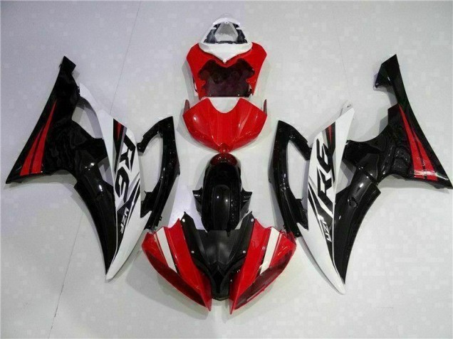 Abs Kit Carenagem & Plásticos Yamaha R6 2008-2016 - Vermelho Preto Abs Kit Carenagem & Plásticos Yamaha R6 2008-2016 - Vermelho Preto