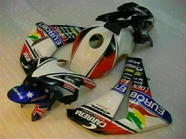 Abs Kit Completos Carenagem Honda CBR 1000RR 2008-2011 - Branco Azul