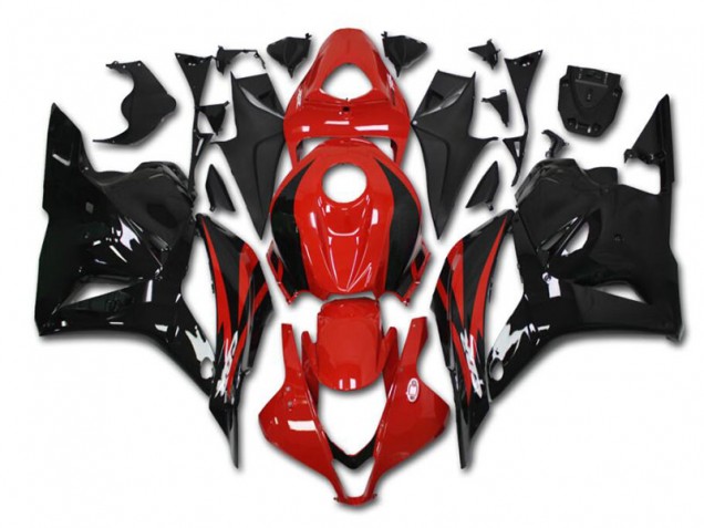 Abs Kit Completos Carenagem Honda CBR 600RR 2009-2012 - Vermelho Preto Abs Kit Completos Carenagem Honda CBR 600RR 2009-2012 - Vermelho Preto