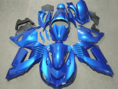 Abs Kit Completos Carenagem Kawasaki ZX14R ZZR 1400 2006-2011 - Azul