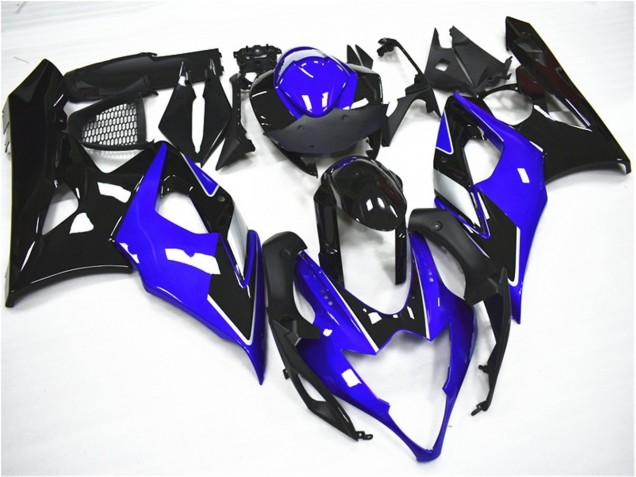 Abs Kit Completos Carenagem Suzuki GSXR 1000 K7 2007-2008 - Azul Preto Abs Kit Completos Carenagem Suzuki GSXR 1000 K7 2007-2008 - Azul Preto