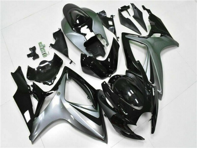 Abs Kit Completos Carenagem Suzuki GSXR 600 / 750 K6 2006-2007 - Preto