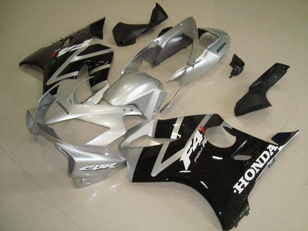 Abs Kits Carenagem Honda CBR 600 F4i 2004-2007 - Preto Prata