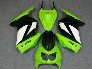 Abs Kits Carenagem Kawasaki EX250 2008-2012 - Verde Preto Ninja