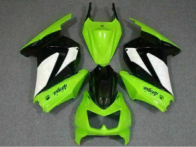 Abs Kits Carenagem Kawasaki EX250 2008-2012 - Verde Preto Ninja Abs Kits Carenagem Kawasaki EX250 2008-2012 - Verde Preto Ninja