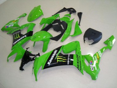 Abs Kits Carenagem Kawasaki ZX10R 2008-2010 - Verde Monster