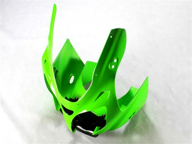 Abs Kits Carenagem Kawasaki ZX6R 2000-2002 - Verde Preto Branco Abs Kits Carenagem Kawasaki ZX6R 2000-2002 - Verde Preto Branco