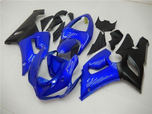 Abs Kits Carenagem Kawasaki ZX6R 2005-2006 - Azul Abs Kits Carenagem Kawasaki ZX6R 2005-2006 - Azul