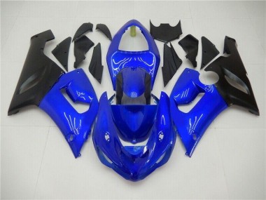 Abs Kits Carenagem Kawasaki ZX6R 2005-2006 - Azul