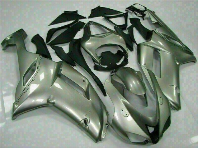Abs Kits Carenagem Kawasaki ZX6R 2007-2008 - Prata Abs Kits Carenagem Kawasaki ZX6R 2007-2008 - Prata