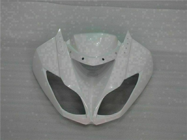 Abs Kits Carenagem Kawasaki ZX6R 2009-2012 - Branco Preto Abs Kits Carenagem Kawasaki ZX6R 2009-2012 - Branco Preto