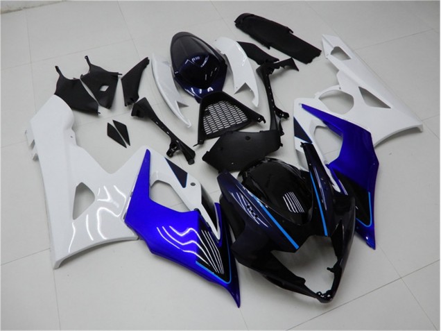 Abs Kits Carenagem Suzuki GSXR 1000 K5 2005-2006 - Azul Branco Abs Kits Carenagem Suzuki GSXR 1000 K5 2005-2006 - Azul Branco