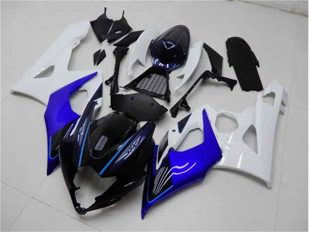 Abs Kits Carenagem Suzuki GSXR 1000 K5 2005-2006 - Azul Branco Abs Kits Carenagem Suzuki GSXR 1000 K5 2005-2006 - Azul Branco