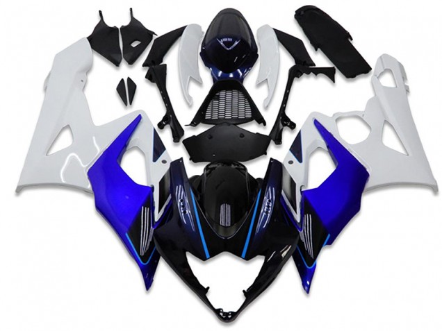 Abs Kits Carenagem Suzuki GSXR 1000 K5 2005-2006 - Azul Branco Abs Kits Carenagem Suzuki GSXR 1000 K5 2005-2006 - Azul Branco