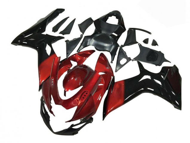 Abs Kits Carenagem Suzuki GSXR 600 / 750 K11 2011-2021 - Vermelho Preto Abs Kits Carenagem Suzuki GSXR 600 / 750 K11 2011-2021 - Vermelho Preto