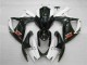 Abs Kits Carenagem Suzuki GSXR 600 / 750 K6 2006-2007 - Branco Preto Abs Kits Carenagem Suzuki GSXR 600 / 750 K6 2006-2007 - Branco Preto