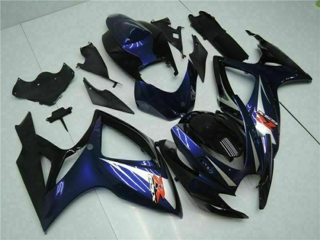 Abs Kits Carenagem Suzuki GSXR 600 / 750 K6 2006-2007 - Preto Azul Abs Kits Carenagem Suzuki GSXR 600 / 750 K6 2006-2007 - Preto Azul