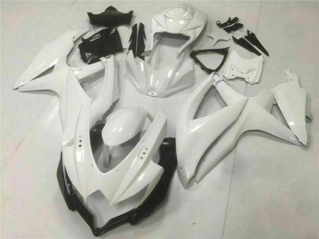 Abs Kits Carenagem Suzuki GSXR 600 / 750 K8 2008-2010 - Branco Abs Kits Carenagem Suzuki GSXR 600 / 750 K8 2008-2010 - Branco