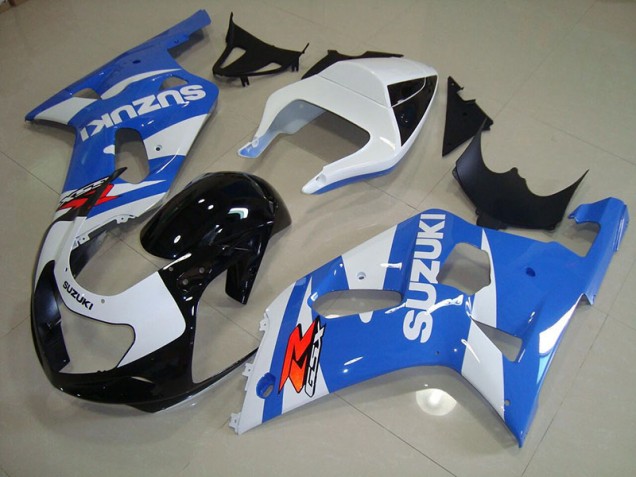 Abs Kits Carenagem Suzuki GSXR 750 K1 K2 K3 2001-2003 - Azul Branco Abs Kits Carenagem Suzuki GSXR 750 K1 K2 K3 2001-2003 - Azul Branco
