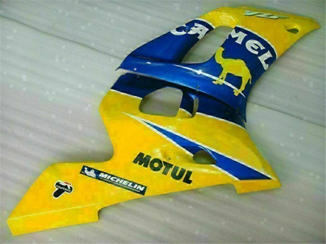 Abs Kits Carenagem Yamaha R6 1998-2002 - Amarelo Azul Abs Kits Carenagem Yamaha R6 1998-2002 - Amarelo Azul