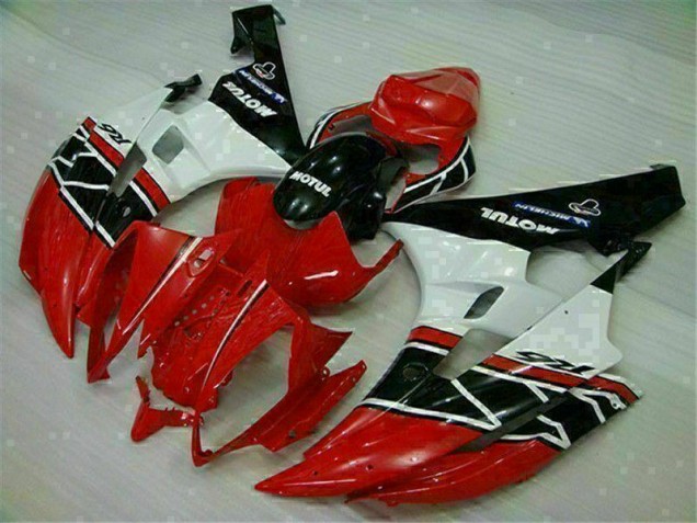 Abs Kits Carenagem Yamaha R6 2006-2007 - Vermelho Branco Abs Kits Carenagem Yamaha R6 2006-2007 - Vermelho Branco