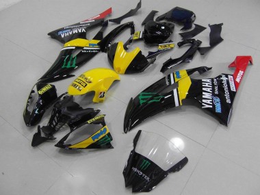 Abs Kits Carenagem Yamaha R6 2008-2016 - Amarelo Monster