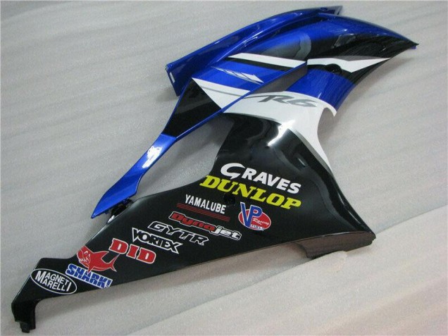 Abs Kits Carenagem Yamaha R6 2008-2016 - Azul Abs Kits Carenagem Yamaha R6 2008-2016 - Azul