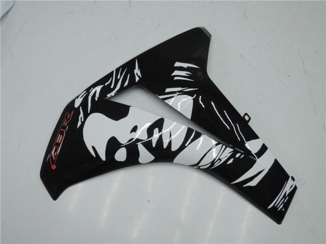 Abs Kits Completos Carenagem Honda CBR 1000RR 2008-2011 - Preto Branco