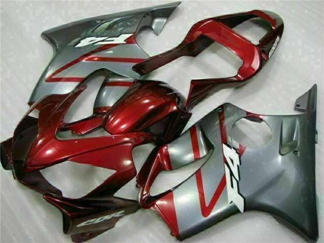 Abs Kits Completos Carenagem Honda CBR 600 F4i 2001-2003 - Vermelho Prata Abs Kits Completos Carenagem Honda CBR 600 F4i 2001-2003 - Vermelho Prata