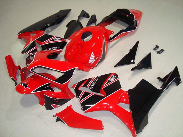 Abs Kits Completos Carenagem Honda CBR 600RR 2003-2004 - Vermelho Preto Abs Kits Completos Carenagem Honda CBR 600RR 2003-2004 - Vermelho Preto