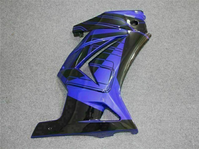 Abs Kits Completos Carenagem Kawasaki EX250 2008-2012 - Preto Azul Abs Kits Completos Carenagem Kawasaki EX250 2008-2012 - Preto Azul