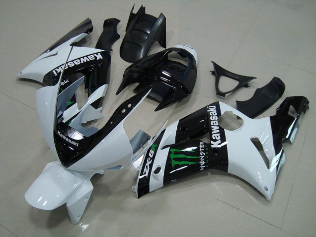 Abs Kits Completos Carenagem Kawasaki ZX6R 2005-2006 - Branco Monster Abs Kits Completos Carenagem Kawasaki ZX6R 2005-2006 - Branco Monster