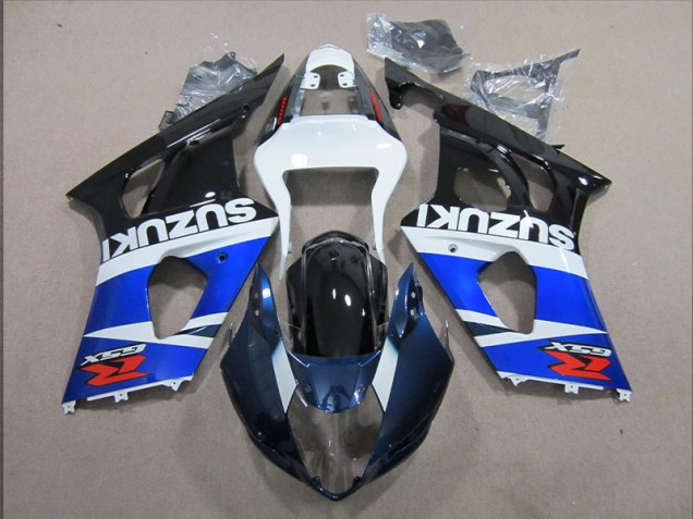 Abs Kits Completos Carenagem Suzuki GSXR 1000 K3 2003-2004 - Azul Branco Decalque Abs Kits Completos Carenagem Suzuki GSXR 1000 K3 2003-2004 - Azul Branco Decalque